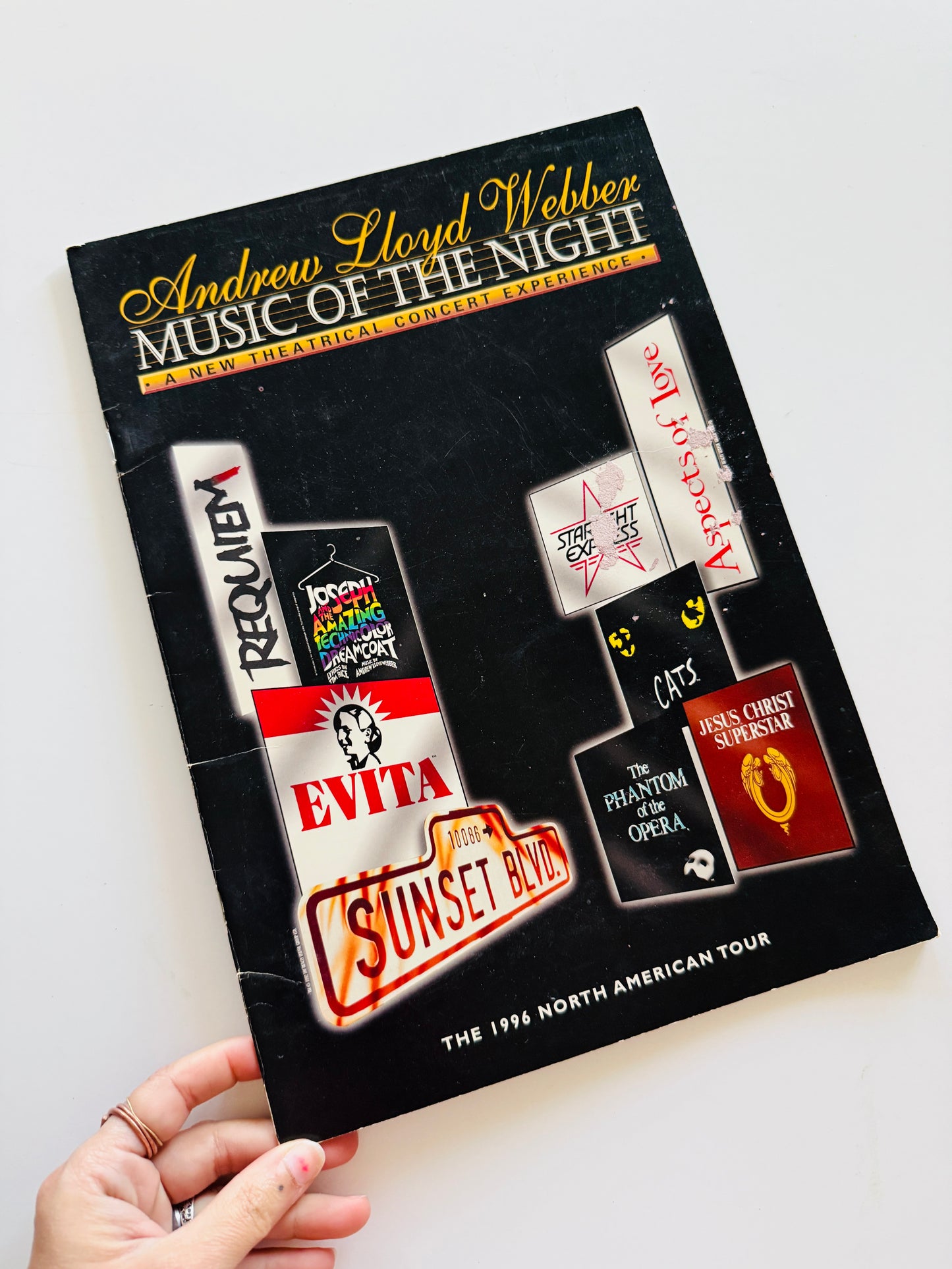 Andrew Lloyd Weber Tour Book