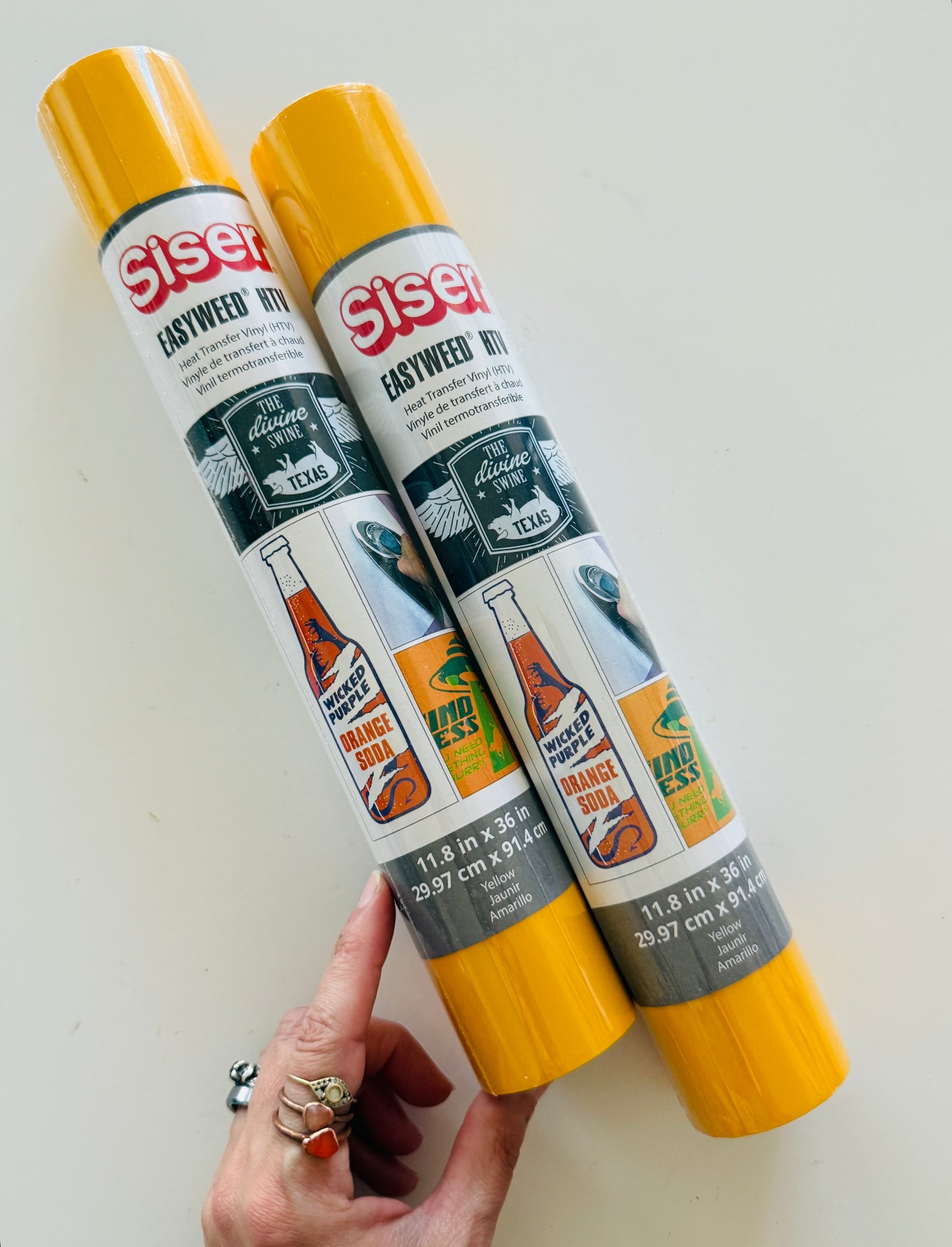 Siser Yellow HTV set of 2