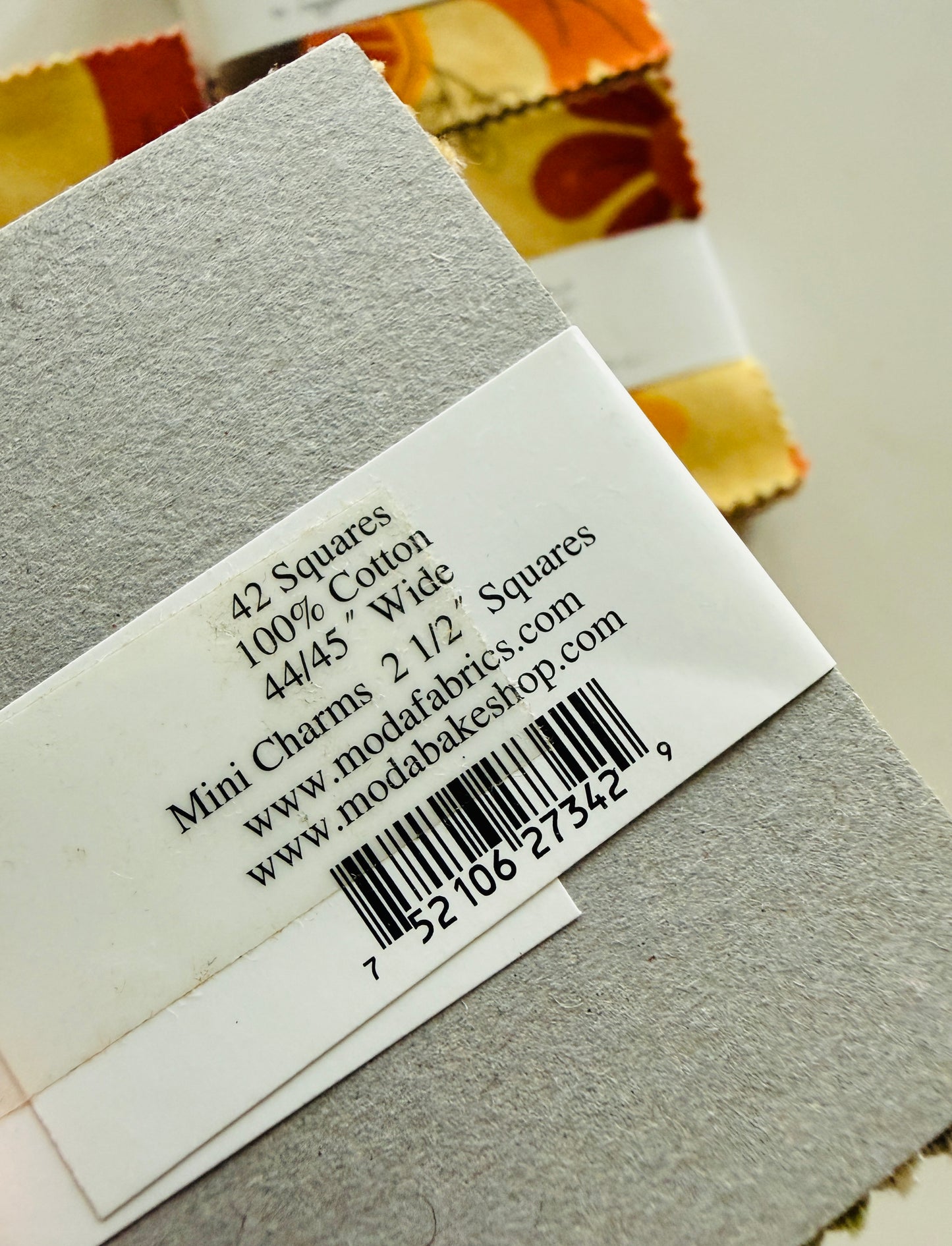 Moda Beauty-Fall Fabric Cotton Squares (set of 5)