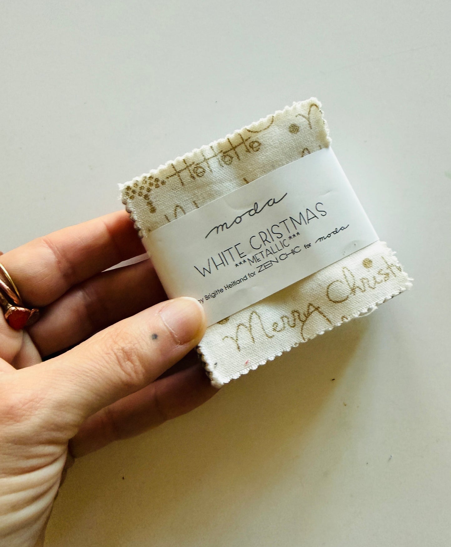 Moda White Christmas Fabric Charm Pack