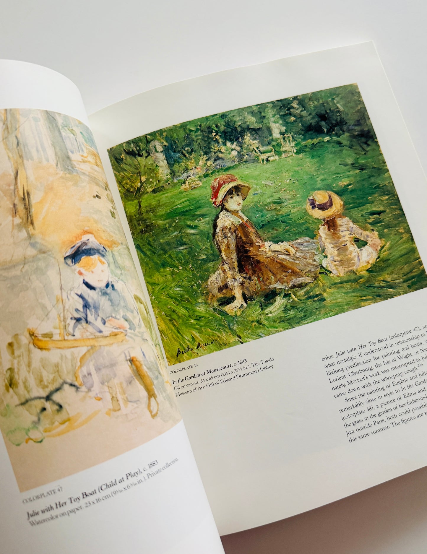 Berthe Morisot Art Book