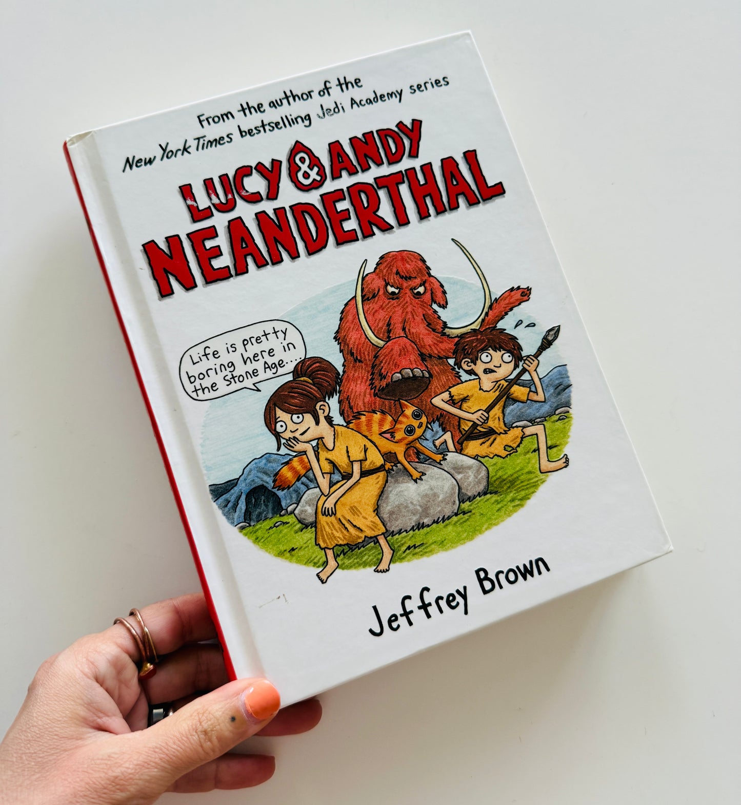 Lucy & Andy Neanderthal Graphic Novel Book