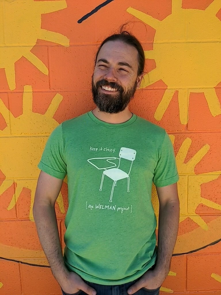 Keep It Classy Shirt - Green with White