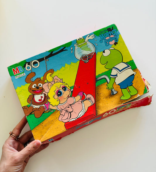 Vintage Muppet Babies at the Park Puzzle
