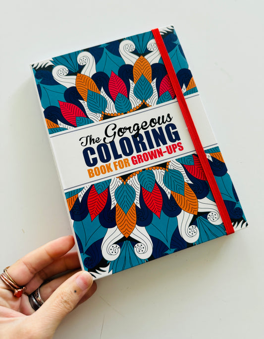 The Gorgeous Coloring Book For Grown-Ups Book