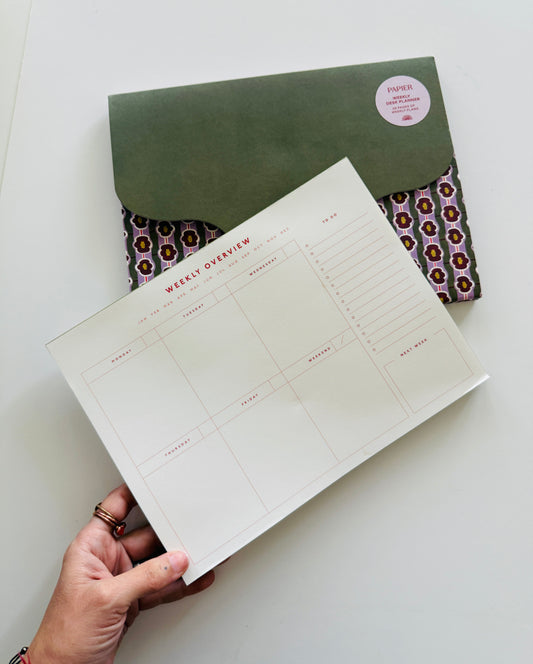 PAPIER Weekly Overview Pad