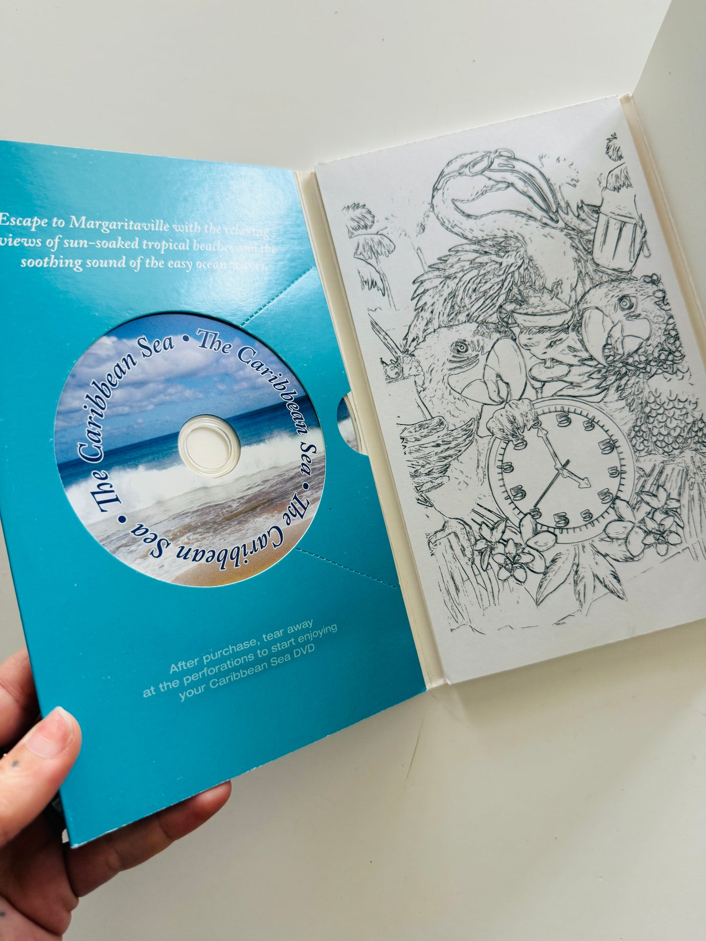 Margaritaville Coloring Book and CD set