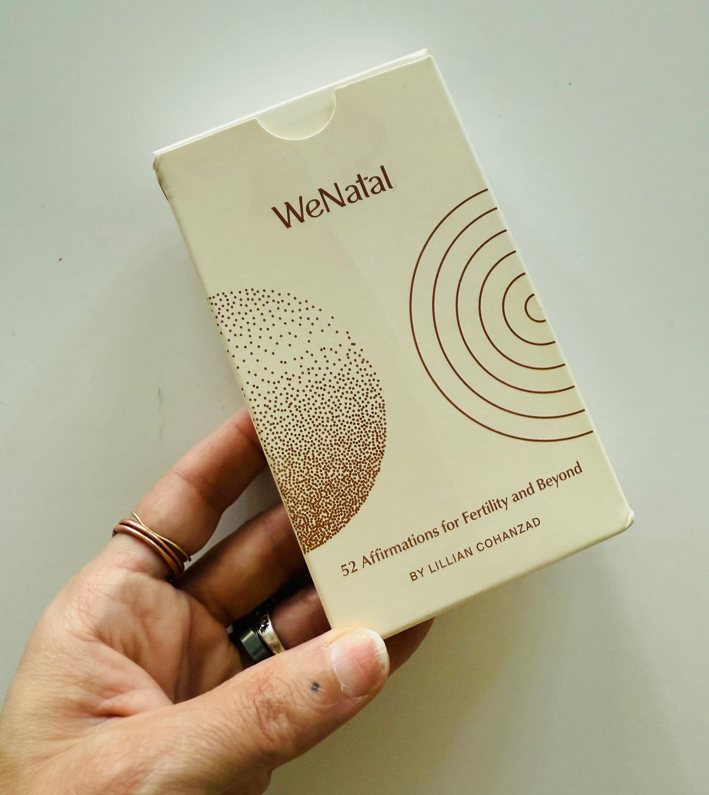 WeNatal Affirmations for Fertility and Beyond Cards.