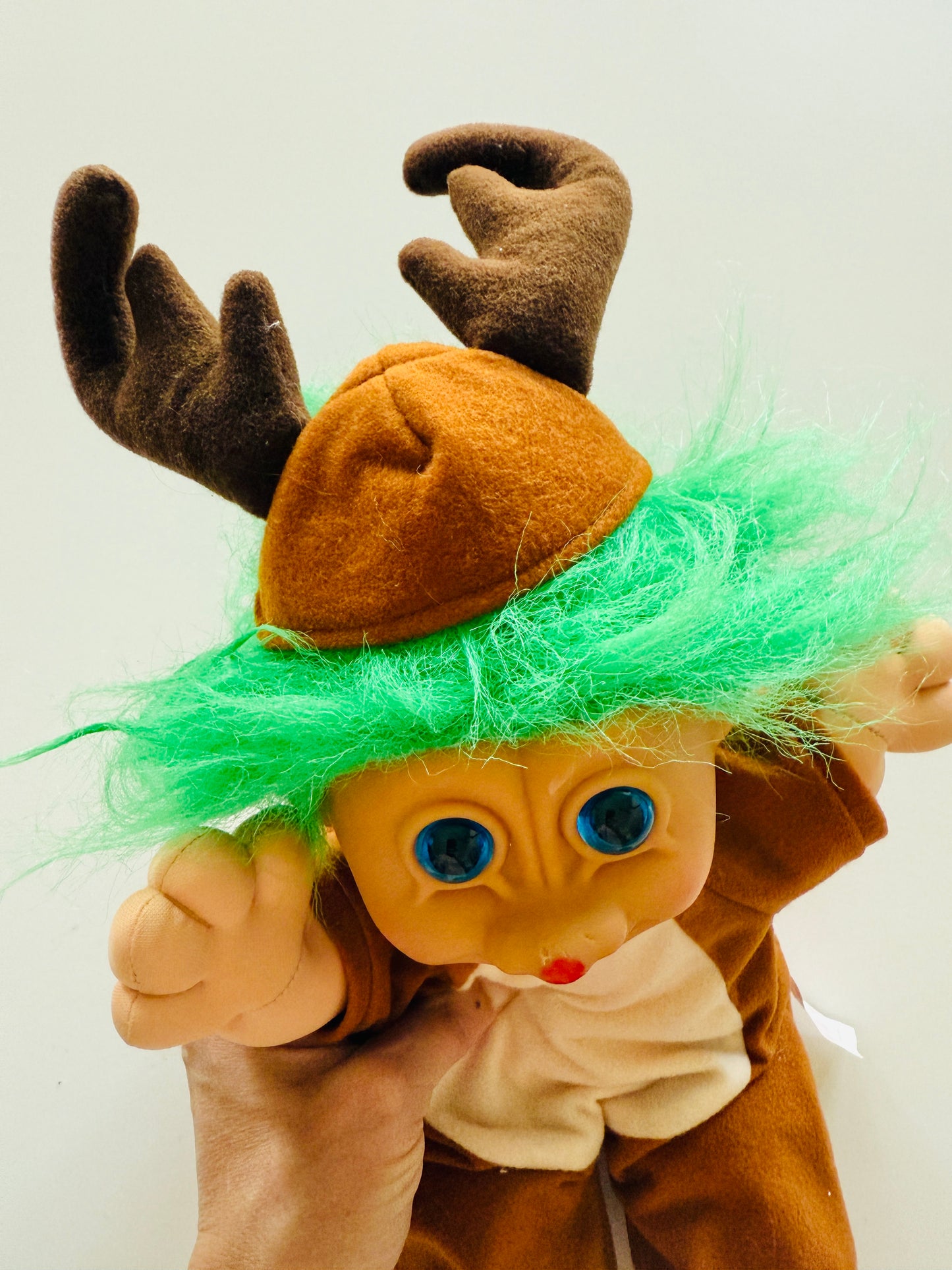 Vintage Rudy Reindeer Troll Kidz Doll Toy