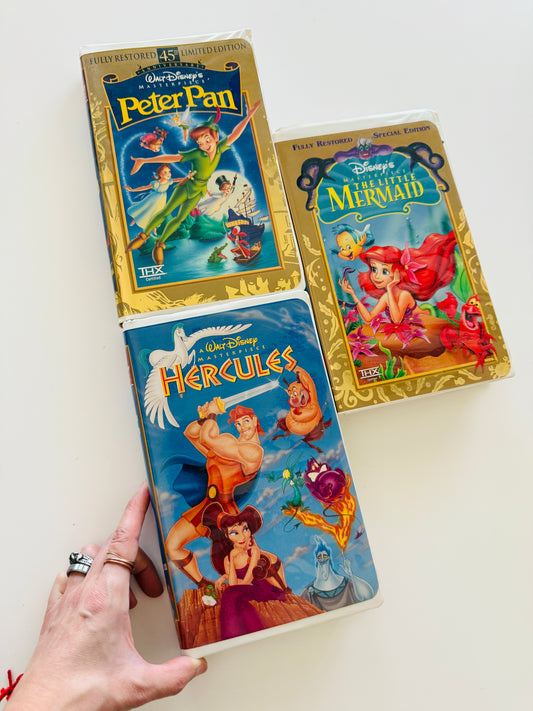 Disney VHS Movies set of 3