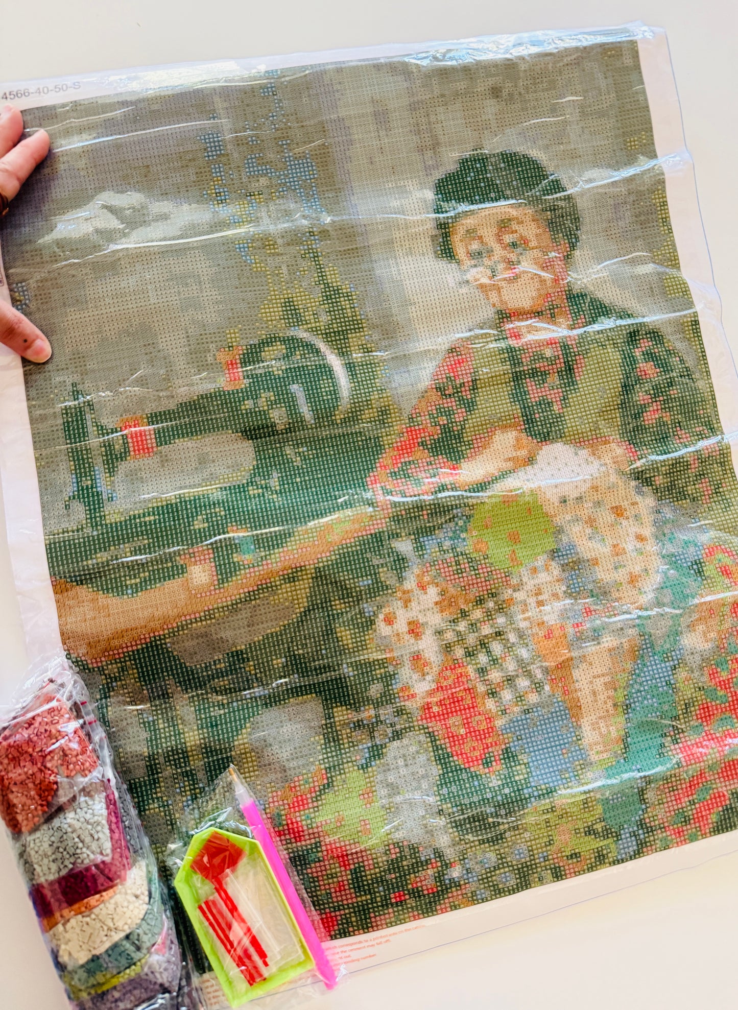 Quilting Woman Diamond Painting Kit