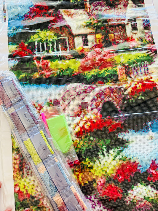 Canal Cottage Diamond Painting Kit