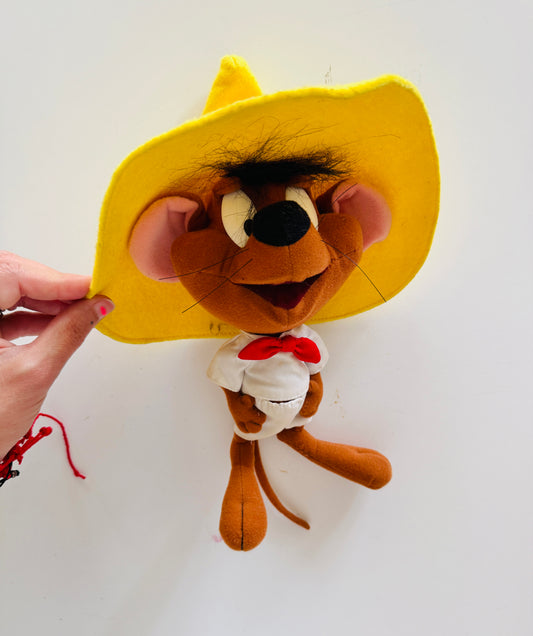 Vintage Speedy Gonzales Plush Toy