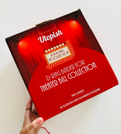 Theatre Bill Collection Binder