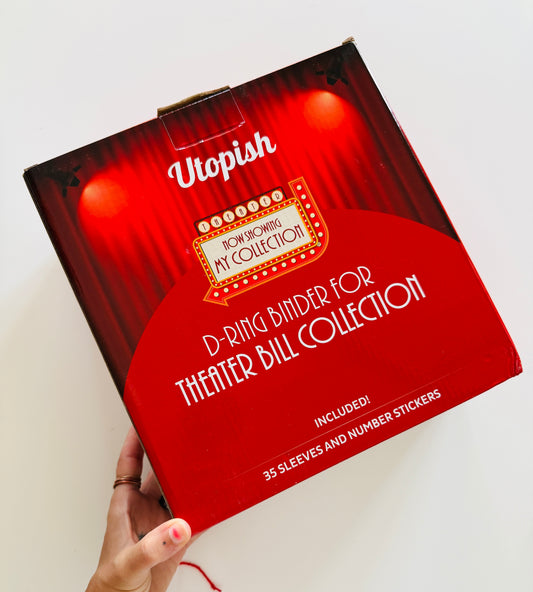 Theatre Bill Collection Binder