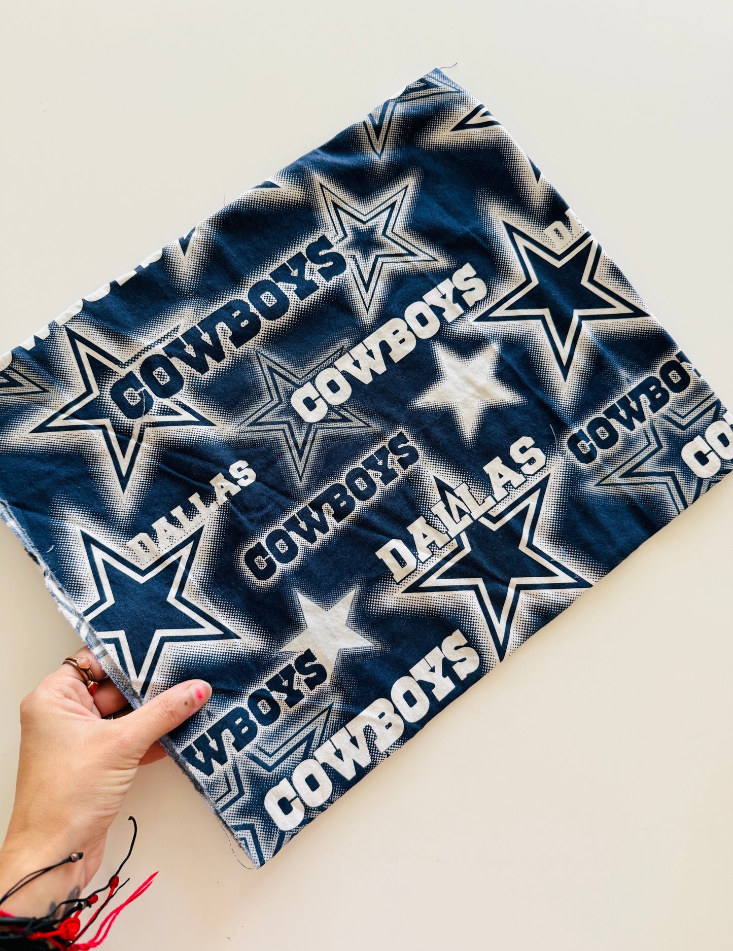 Dallas Cowboys Cotton Fabric 24”x35”