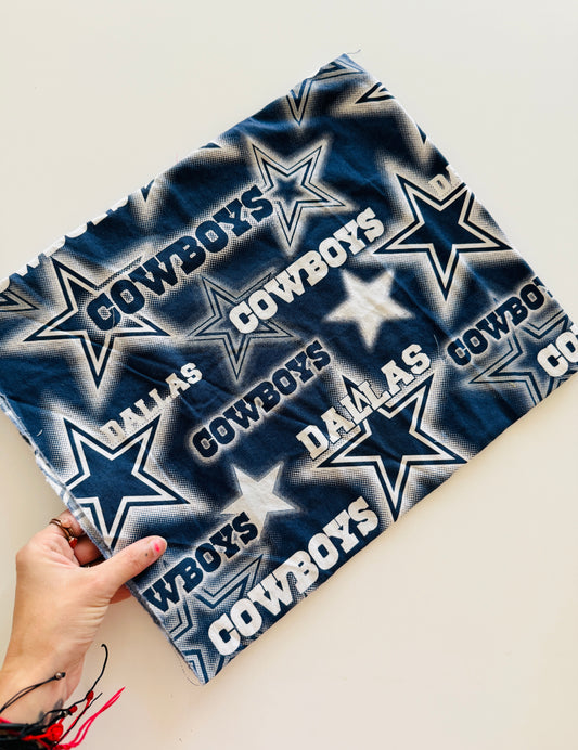 Dallas Cowboys Cotton Fabric 24”x35”