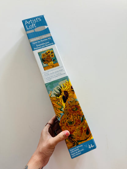 Paint By Number Sunflowers