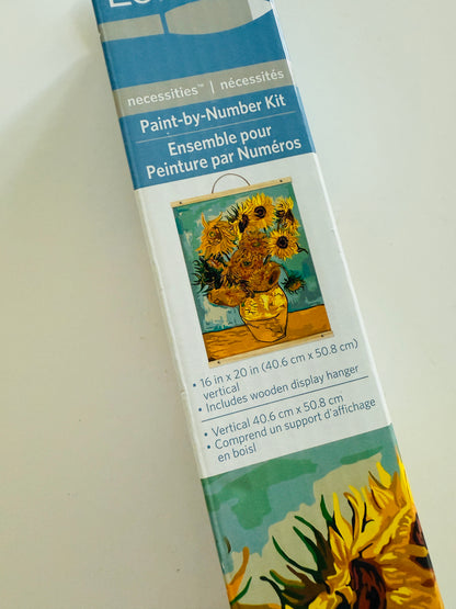 Paint By Number Sunflowers