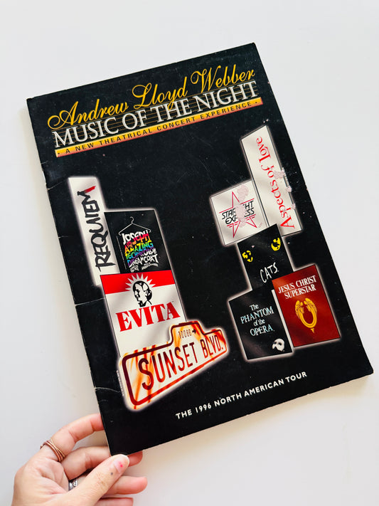 Andrew Lloyd Weber Tour Book
