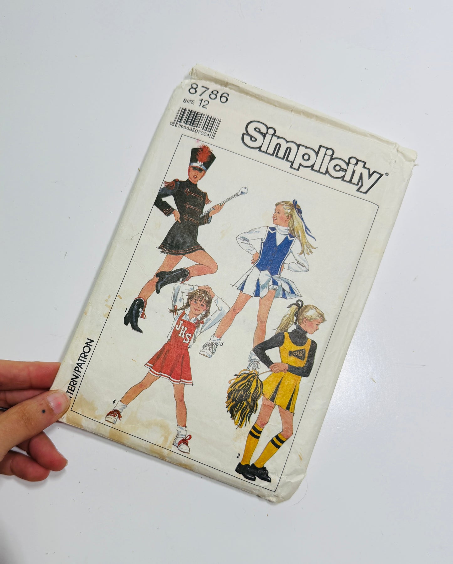 Vintage Simplicity Cheer Pattern 8789