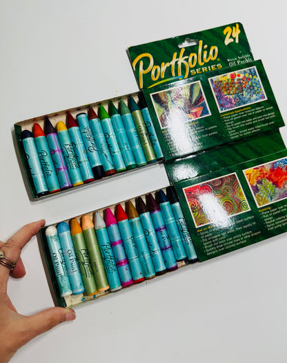 Portfolio Series Water Soluble Oil Pastel set of 24