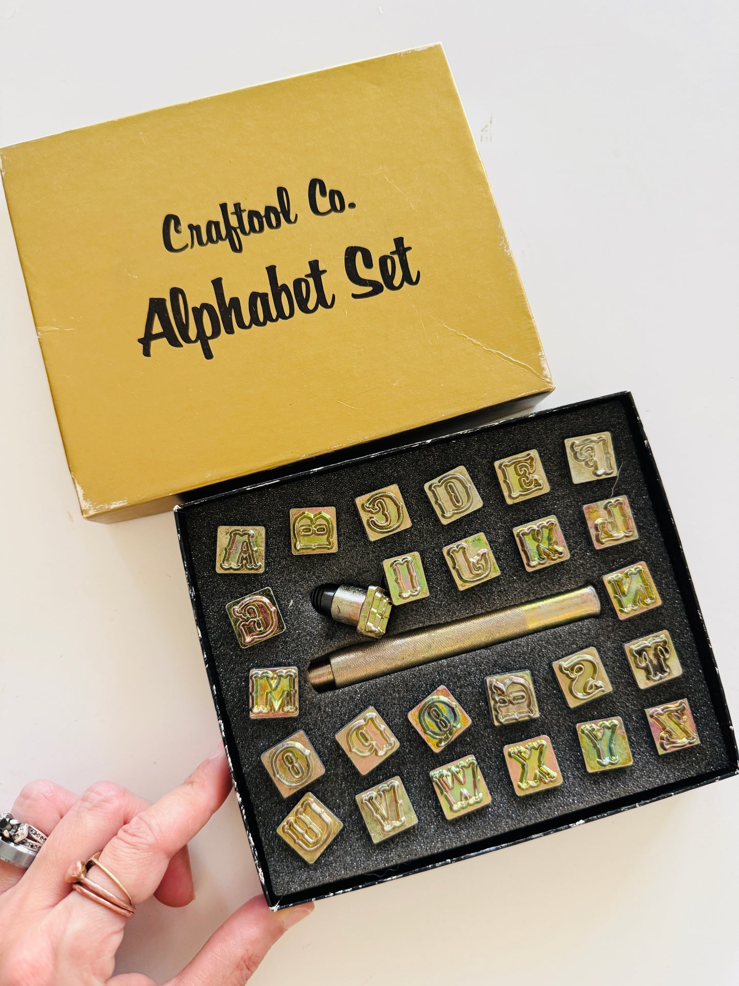 Craftool Co. Leather Stamping Saloon Font Set