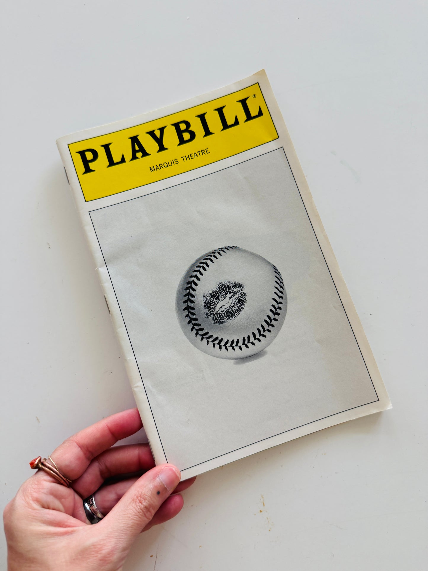 Damn Yankees Playbill - Creative Reuse