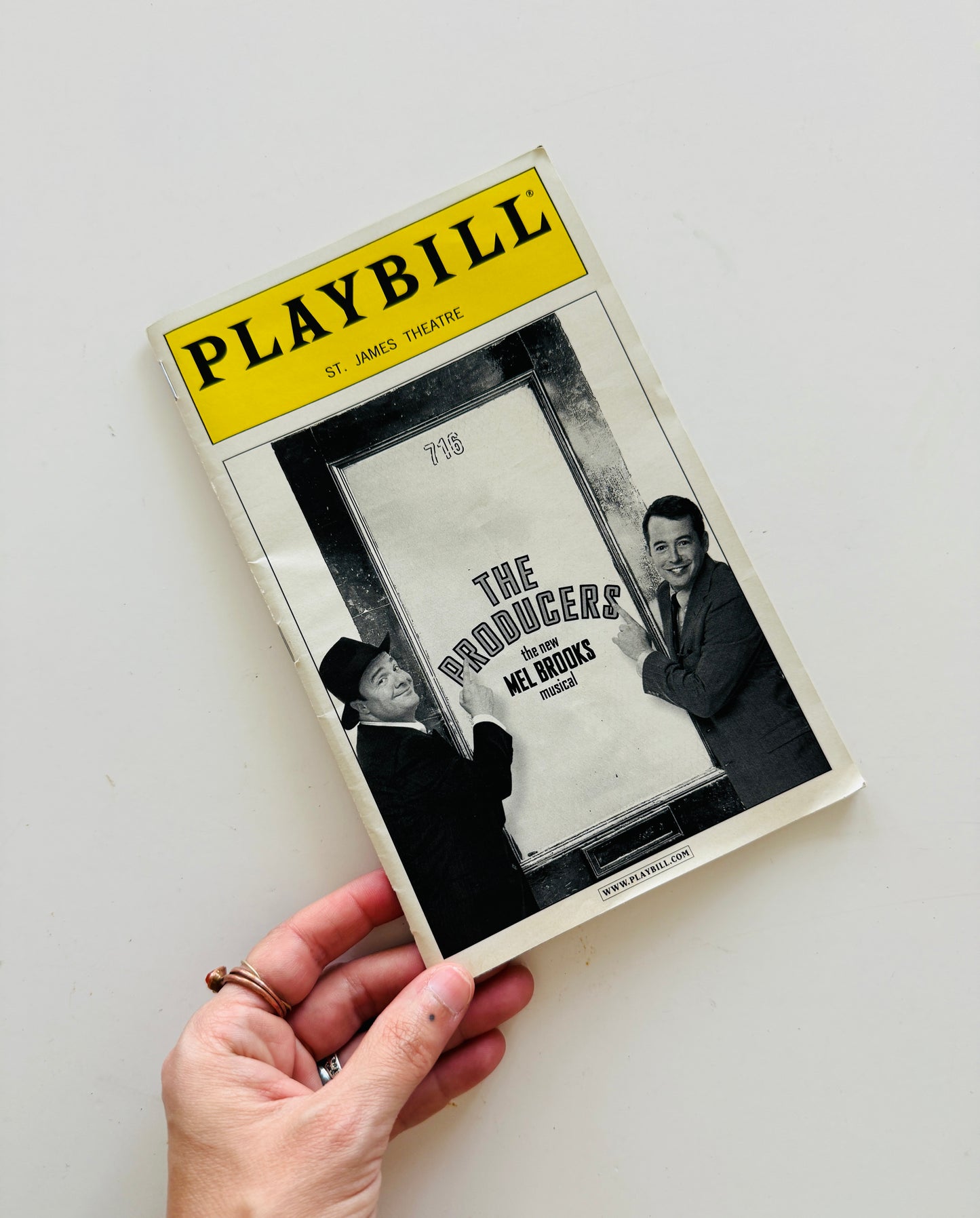 The Producers Playbill - Creative Reuse