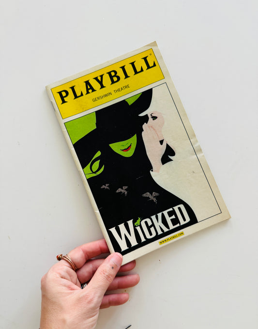 Wicked Playbill - Creative Reuse