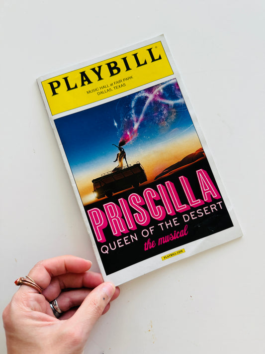 Priscilla Queen of the Desert Playbill - Creative Reuse