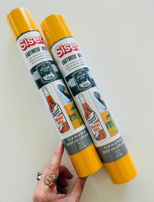 Siser Yellow HTV set of 2