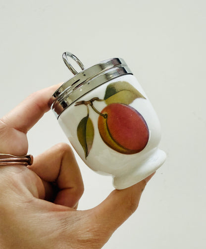 Vintage Royal Worcester Porcelain Egg Coddler Set
