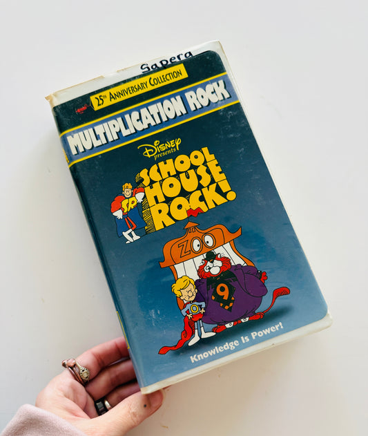 Multiplication Rock VHS (clamshell case)