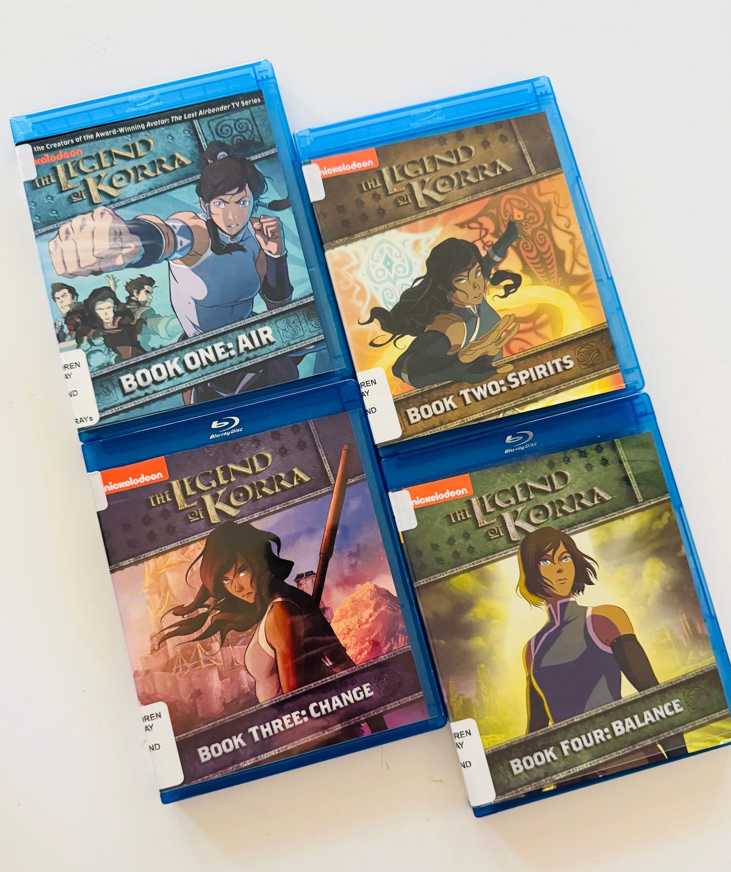 The Legend Of Korra Blu-Ray Book 1-4