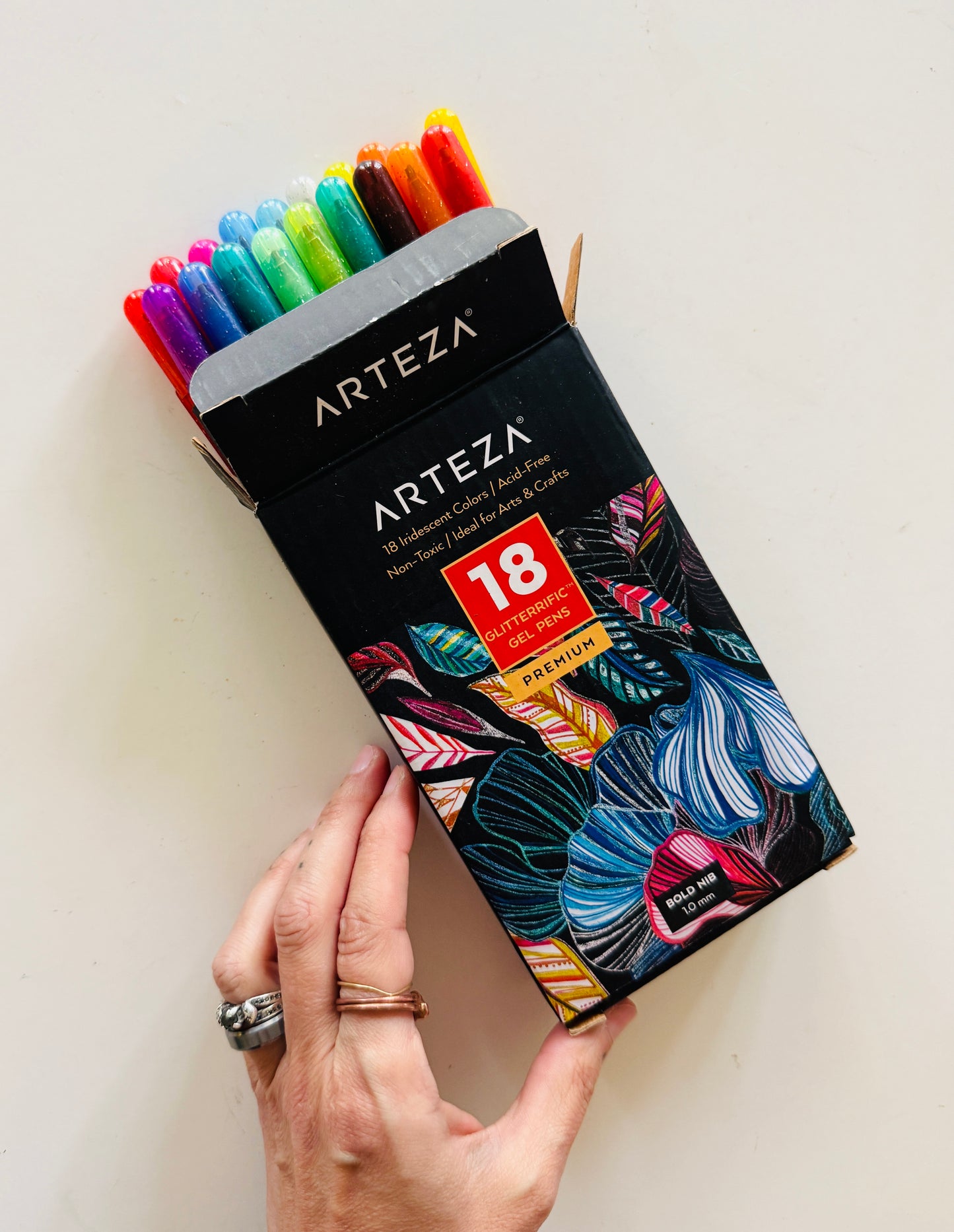 Arteza Iridescent Gel Pens (set of 18)