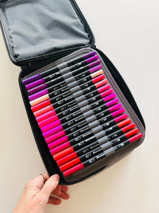 Swemos Dual Brush Markers set of 72
