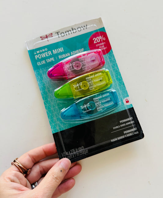 Tombow Mower Mini Glue Tape 3 pack