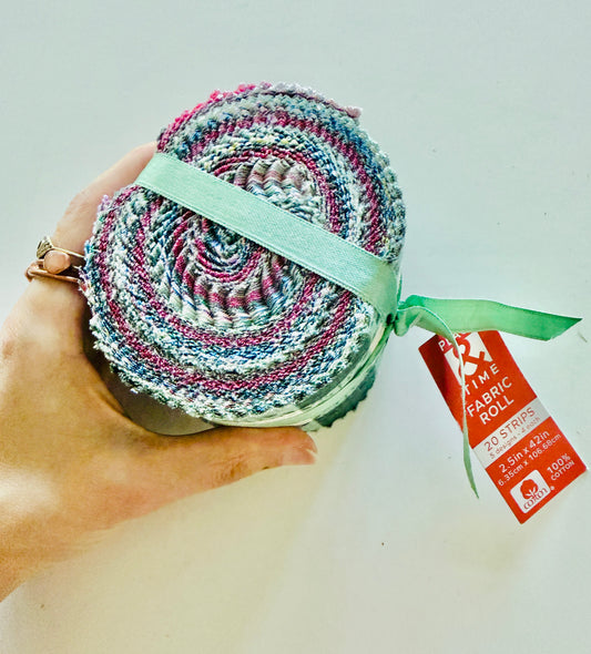 Place & Time Fabric Roll - Rainbow Christmas