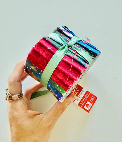 Place & Time Fabric Roll - Rainbow Christmas