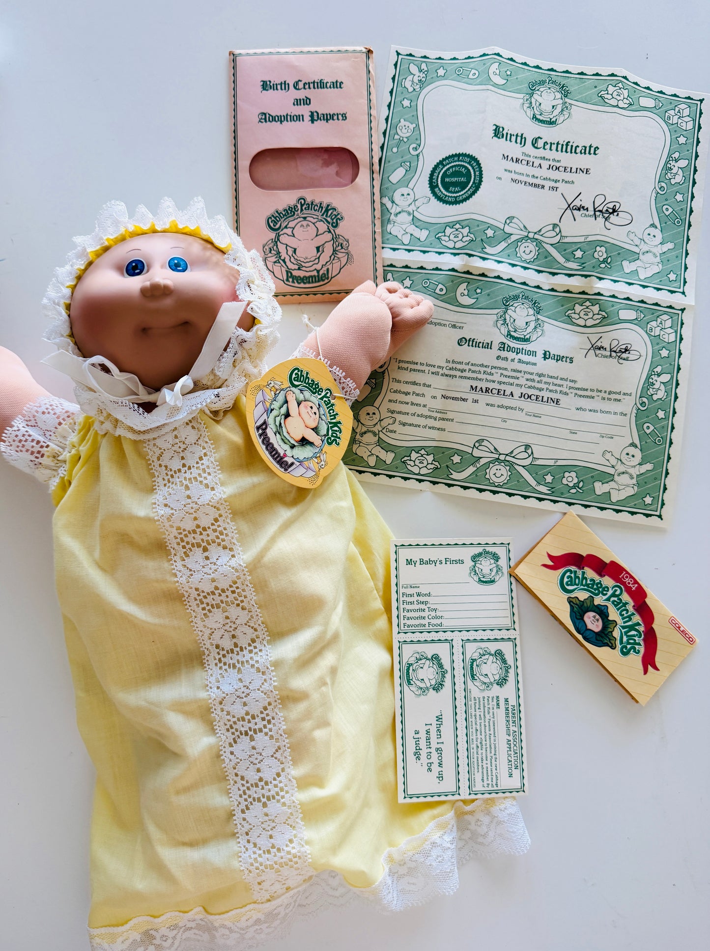 Vintage Cabbage Patch Preemie Doll