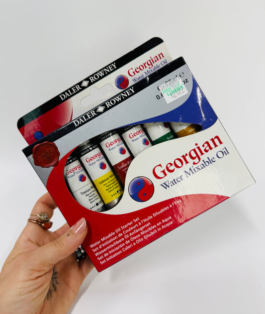 Daler Rowner Georgian Water Mixable Oil Paint set