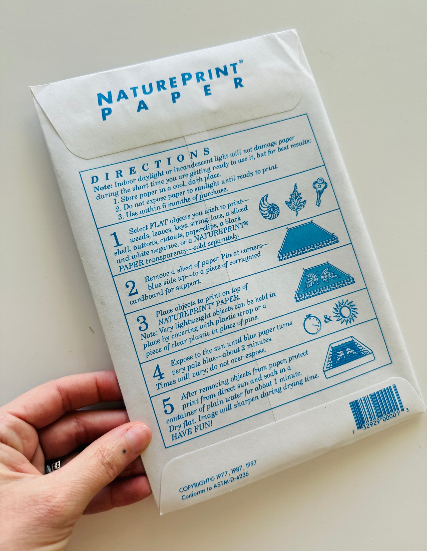 Nature Print Paper Set of 1