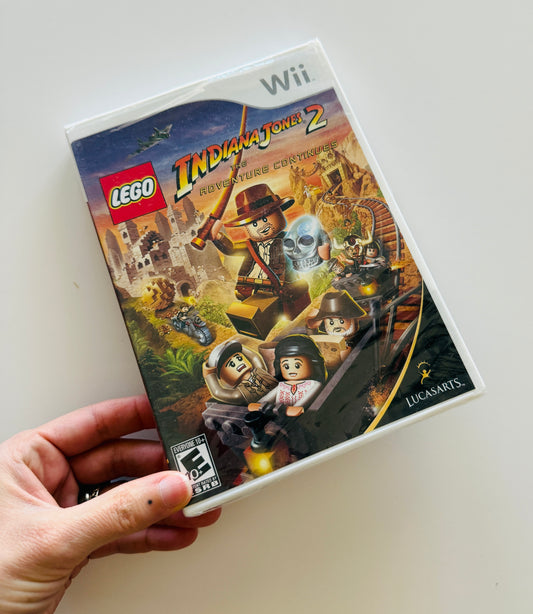 Indiana Jones II Wii Game NEW
