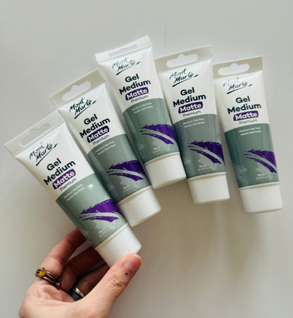 Mont Marte Matte Gel Medium (set of 5)