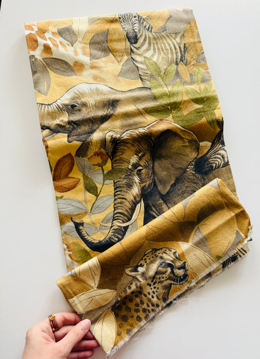 Safari Cotton Fabric - 2 yard 45 wide